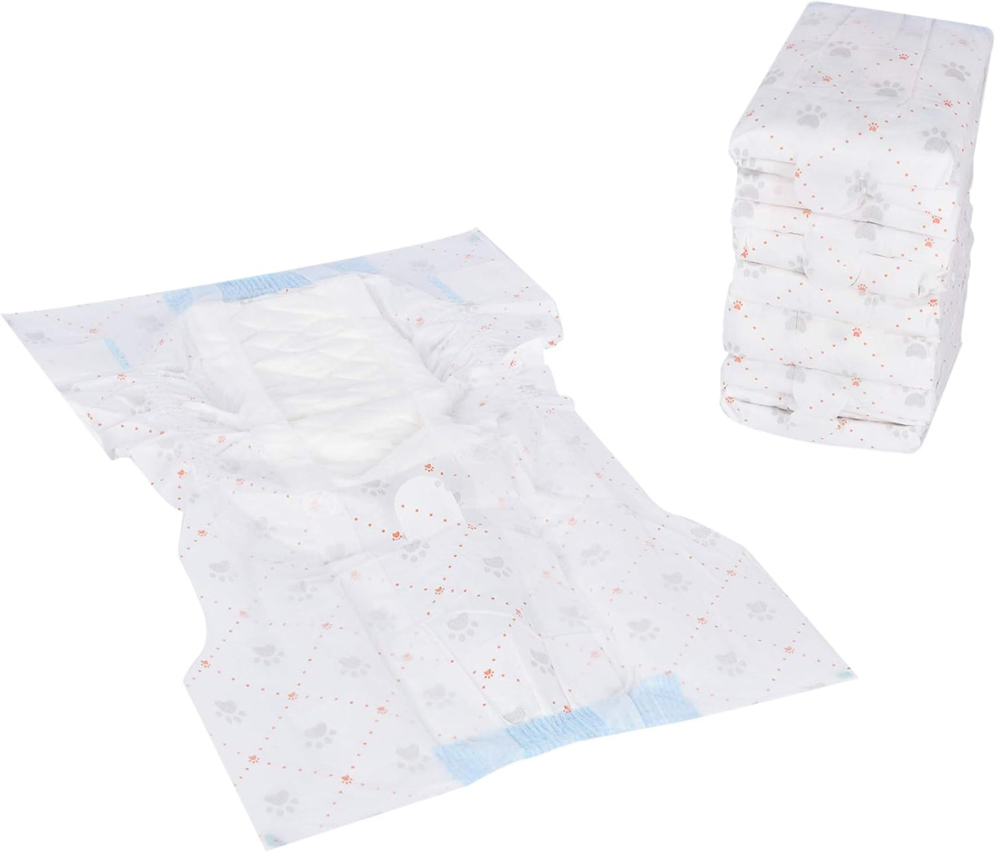 Arm & Hammer Ultra-Absorbent Dog Diapers – 12 Pack Disposable Wraps with Leak-Proof Fit & Wetness Indicator for Male & Female Pets